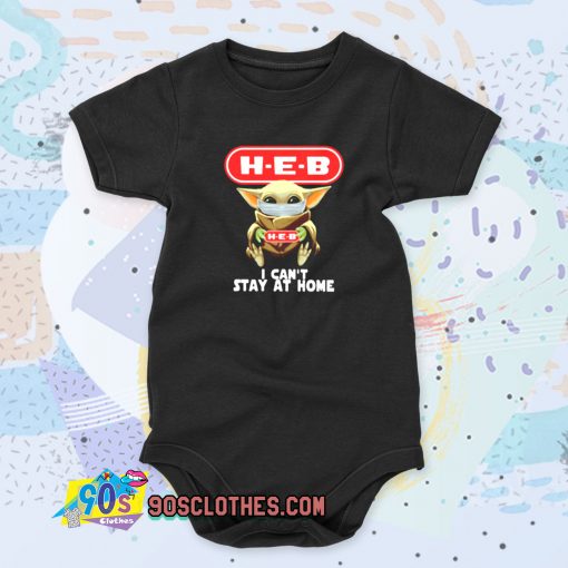 Baby Yoda Hug HEB Cool Baby Onesie