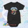 Baby Yoda Hug Metallica Guitar Baby Onesie