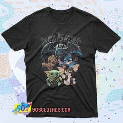 Baby Yoda Stitch Groot Jack Daniel’s 90s T Shirt Style