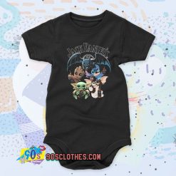 Baby Yoda Stitch Groot Jack Daniel’s Baby Onesie