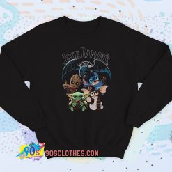 Baby Yoda Stitch Groot Jack Daniel’s Sweatshirt Style
