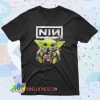 Baby Yoda hug Nine Inch Nails guitar 90s T Shirt Style