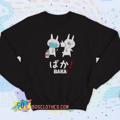 Baka Rabbit Slap Mask Covid 19 Sweatshirt Style
