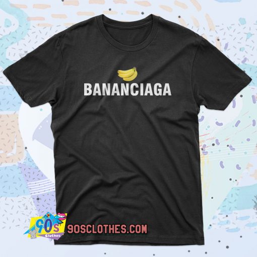 Bananaciaga Balenciaga Black 90s T Shirt Style