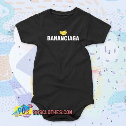 Bananaciaga Balenciaga Black Baby Onesie Baby Clothes 90sclothes