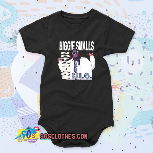 Big Notorious Biggie Smalls Rich Cool Baby Onesie