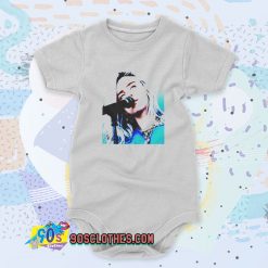 Billie Eilish Blue Aesthetic Custom Baby Onesie