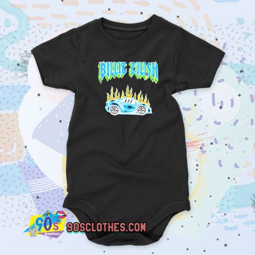 Billie Eilish Car Flames Tour Baby Onesie