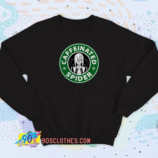 Caffeinated Spider Sweatshirt Style