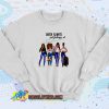 Catch Flights Not Feelings Girls Power Retro Sweatshirt