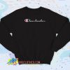 Cheerleader Champion Logo Black Sweatshirt Style