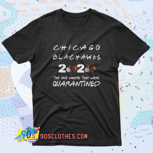 Chicago Blackhawks 2020 Quarantined Retro T Shirt