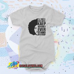 Colin Kaepernick Before Stand With Trump Custom Baby Onesie