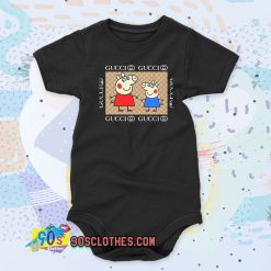 Cool Gucci Peppa Pig Baby Onesie