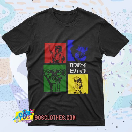 Cowboy Bebop Anime Character Retro T Shirt