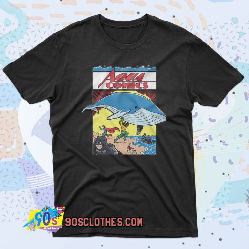 DC Comic Aquaman Comics 90s T Shirt Style