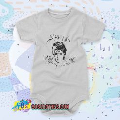 David Bowie Starman Custom Baby Onesie