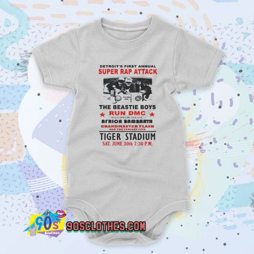 Detroit Super Attack Beastie Boys Custom Baby Onesie