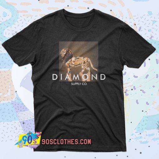 Diamond Supply Geo Lion 90s T Shirt Style