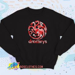 Dracarys Flower Sweatshirt Style