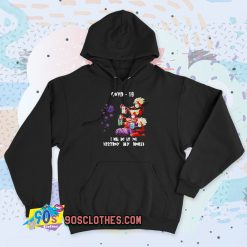 Dragon Ball Z I will not let you destroy my world Covid 19 Vintage Hoodie