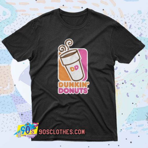 Dunkin Donuts Coffee 90s T Shirt Style