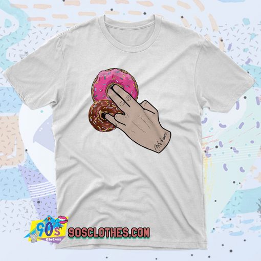 Dunkin Donuts Only Human Hand 90s T Shirt Style