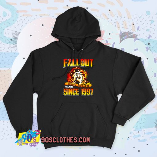 Fallout Social Distance Training Since 1997 Vintage Hoodie