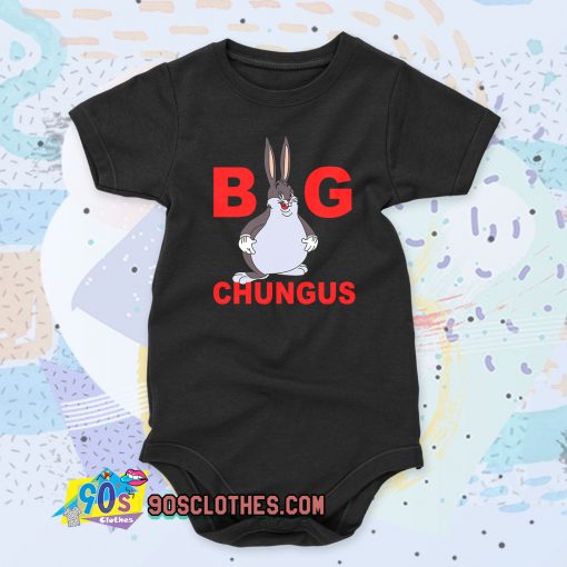 Fat Bunny Big Chungus Baby Onesie