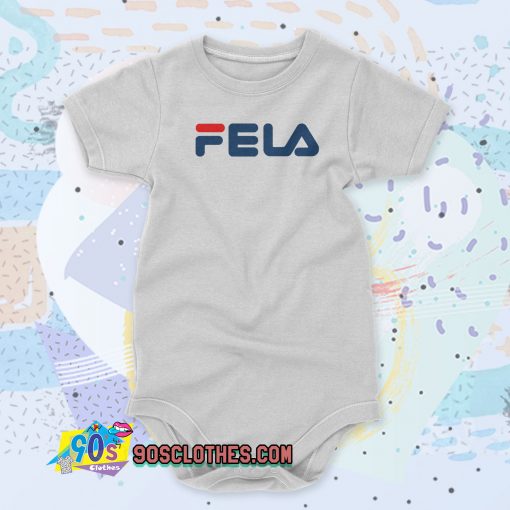 Fela Sport Logo Parody Baby Onesie