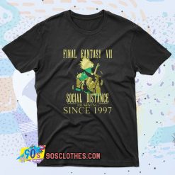 Final Fantasy VII Social Distance Training Retro T Shirt