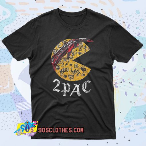 Funny Pacman 2pac 90s T Shirt Style