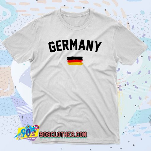 Germany Flag Paint 90s T Shirt Style