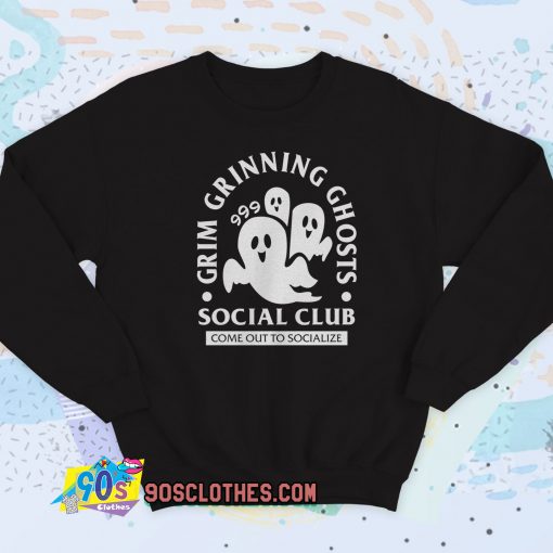 Grim Grinning Ghost Sweatshirt Style