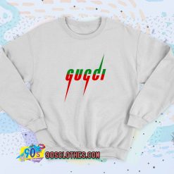 Gucci Blade Print White Sweatshirt Style