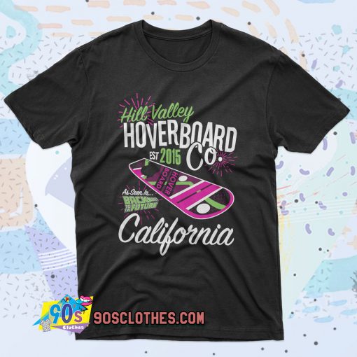 Hill Valley Hoverboard Back To The Future Vintage 90s T Shirt Style