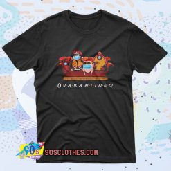 Hugsy Penguin And Friends Quarantined Retro T Shirt