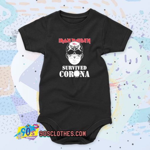 IRON MAIDEN Survived Corona Cool Baby Onesie