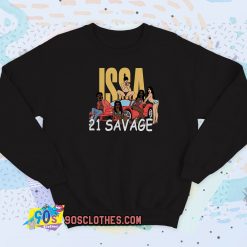 Issa Blanc 21 Savage Sweatshirt Style