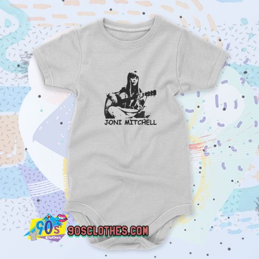 Joni Mitchell Guitar Custom Baby Onesie