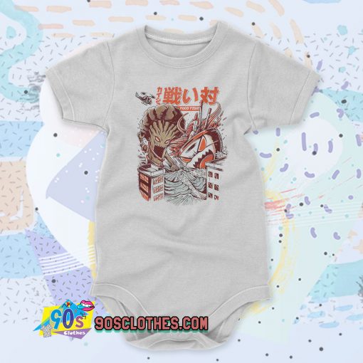 Kaiju Food Fight Baby Onesie