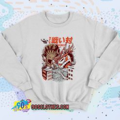 Kaiju Food Fight Sweatshirt Style