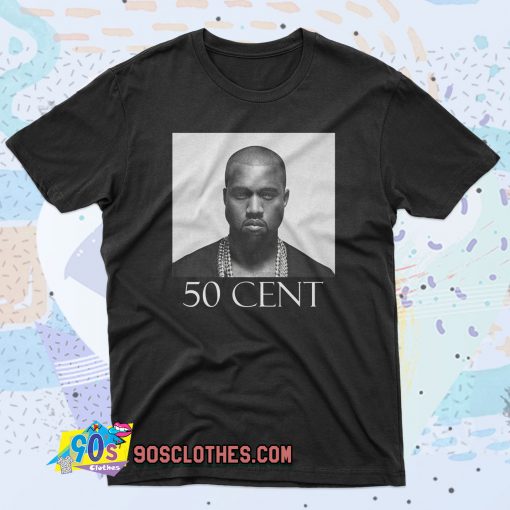 Kanye West 50 Cent joke 90s T Shirt Style