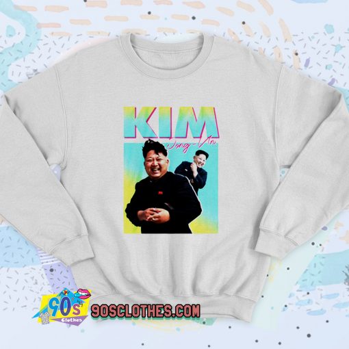 Kim Jong Un Smile Retro Sweatshirt