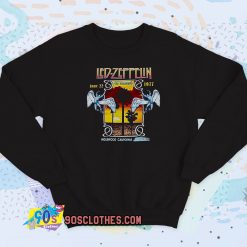 Led Zeppelin 1977 Inglewood Concert Sweatshirt Style