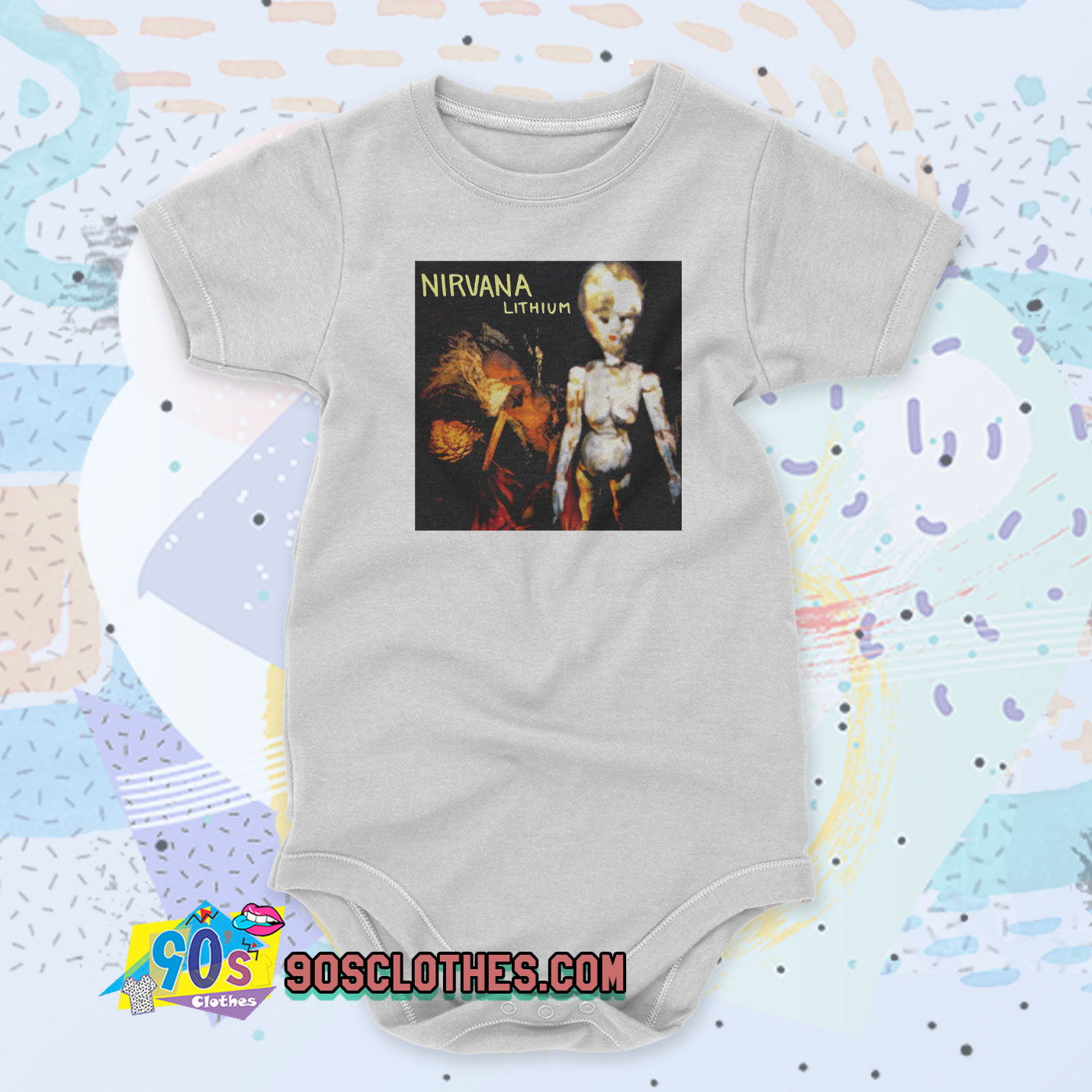 nirvana baby onesie