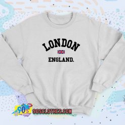 London England Flag Sweatshirt Style