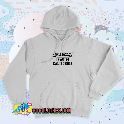 Los Angeles California Est 1850 Popular LA Vintage Hoodie