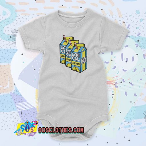 Lyrical Lemonade Triple Patch Baby Onesie