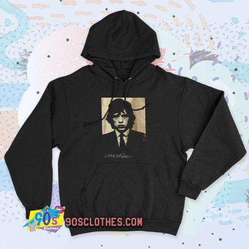 Mick Jagger Mugshot 90s Hoodie